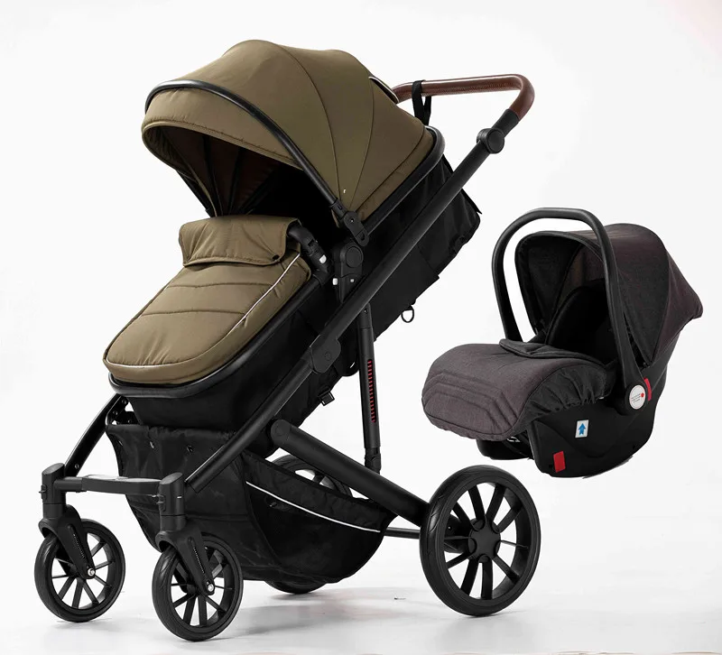 516 New customize baby stroller factory supply European stroller carriage detachable adjustable chair sitting and sleeping