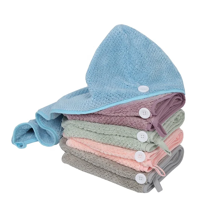 Strong Absorbency Anti-frizz Soft Hair Accessories Microfiber Hair Turban