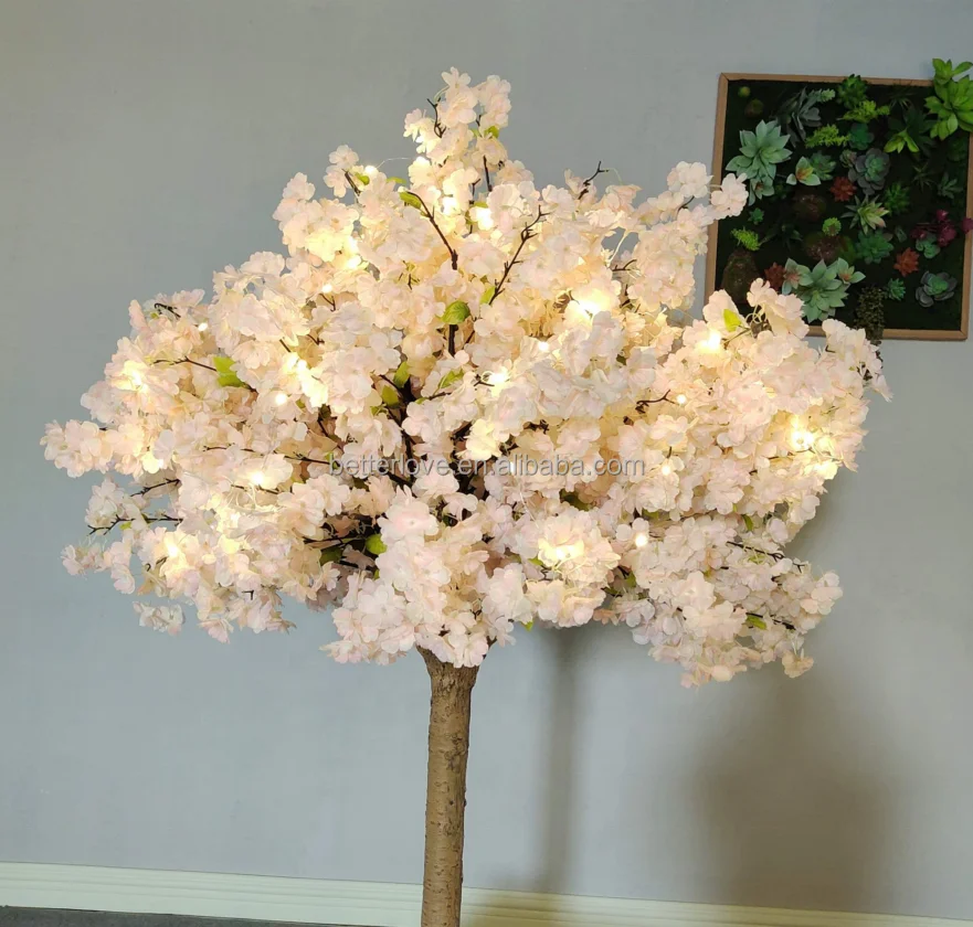 Wholesale pink Japanese Cherry Tree Wedding Decoration Arch Artificial Cherry Tree for Sale