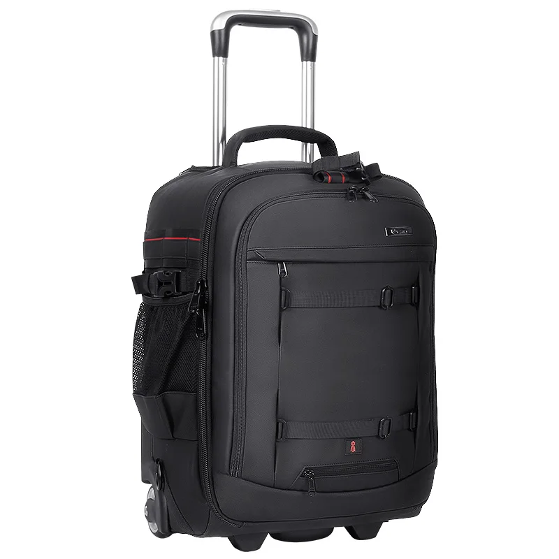 
Eirmai Convertible Rolling Camera Backpack Bag - 14.5x11.8x24.4 inches Inches, Black 