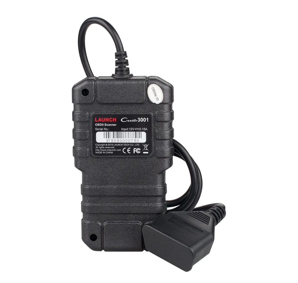 CE Creader /CR3001 Black Full Function Car Fault Code Reader OBD II Diagnostic Tools Scanner OBD2 Reader