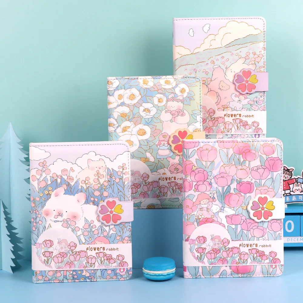 A6 Kawaii, высококачественный школьный домашний дневник, блокнот для девочек