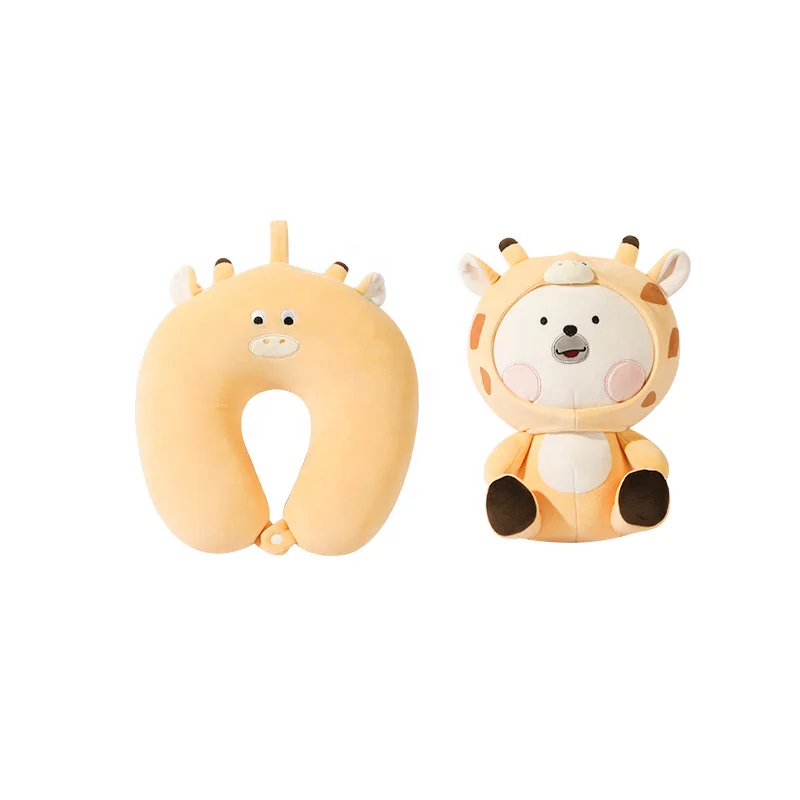 Новый дизайн, подушка для шеи для путешествий, поддерживающая подбородок, подушка для путешествий, подушка в виде животного