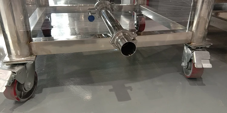 Stainless steel cosmetic storage tank milk storage tank