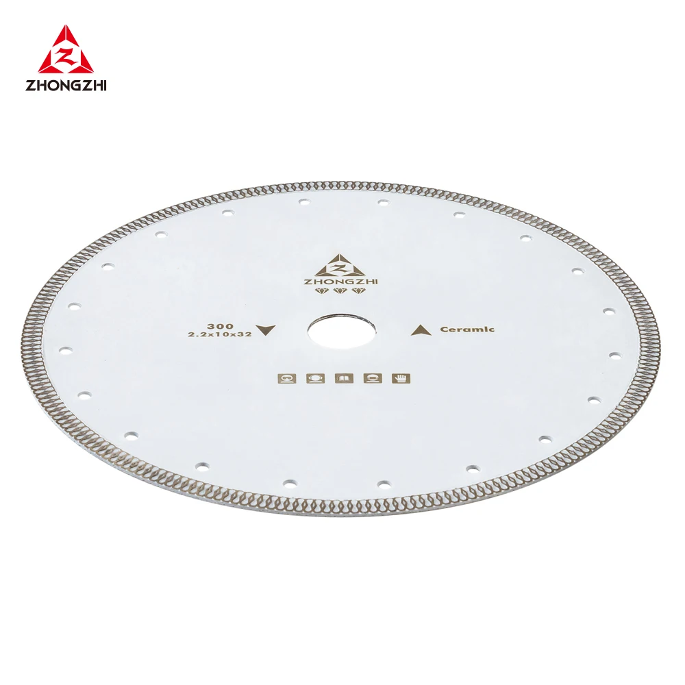 Manufacture Hot-Pressed Sintered  Diamond Saw Blade Cutting Ceramic Cutting Disc