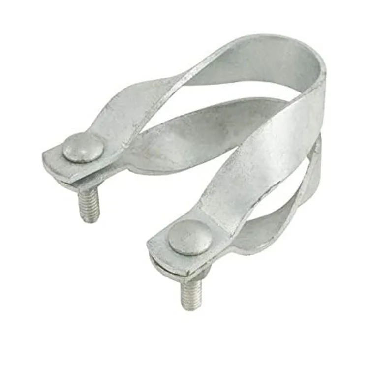 Cross Connector Fence Wire Greenhouse Frame Wiggle Bracket Clamp Vertical Pipe Clip Buckle Galvanized Steel Pipe Clip Cross Tube