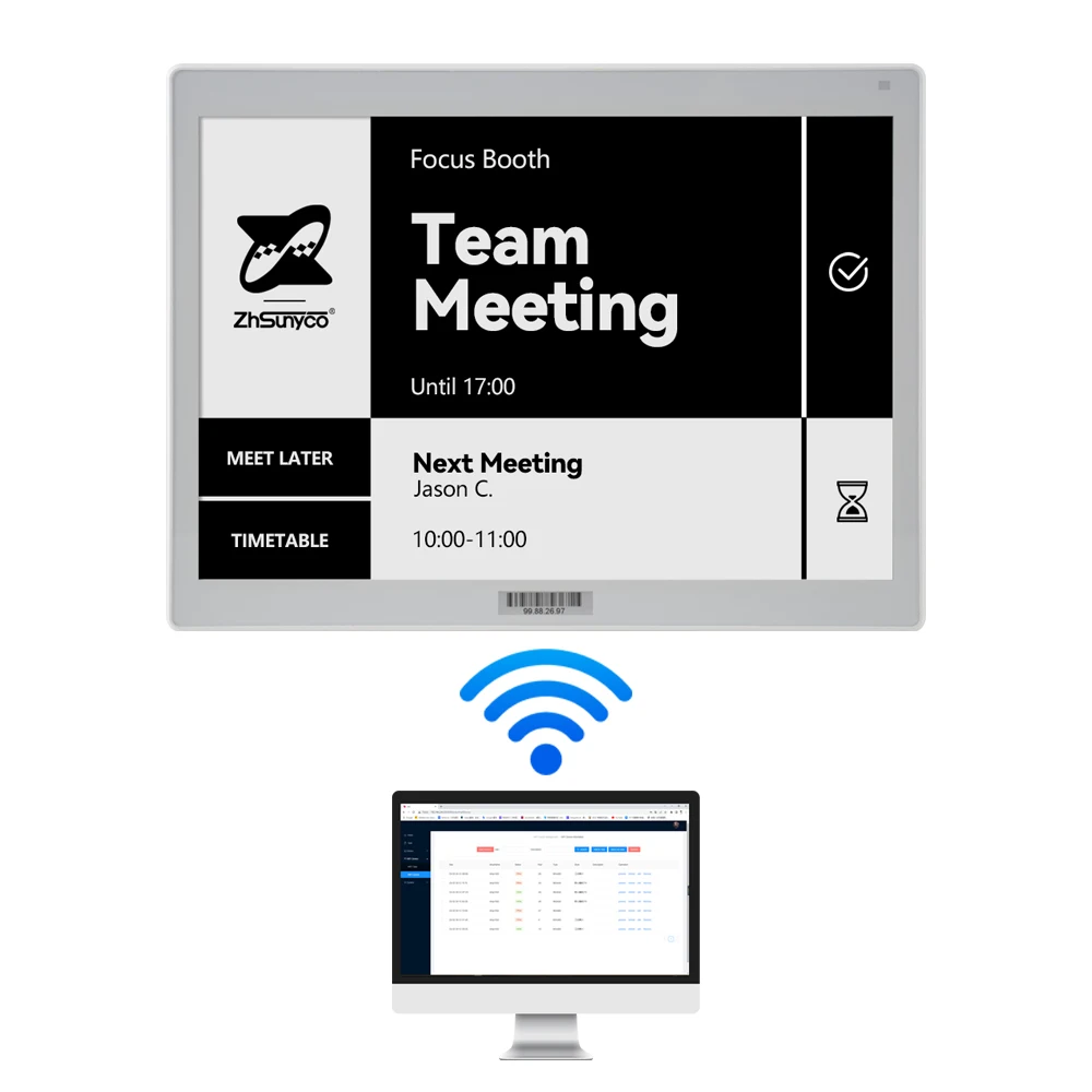 Business name signs for office digital door sign electronic shelf label