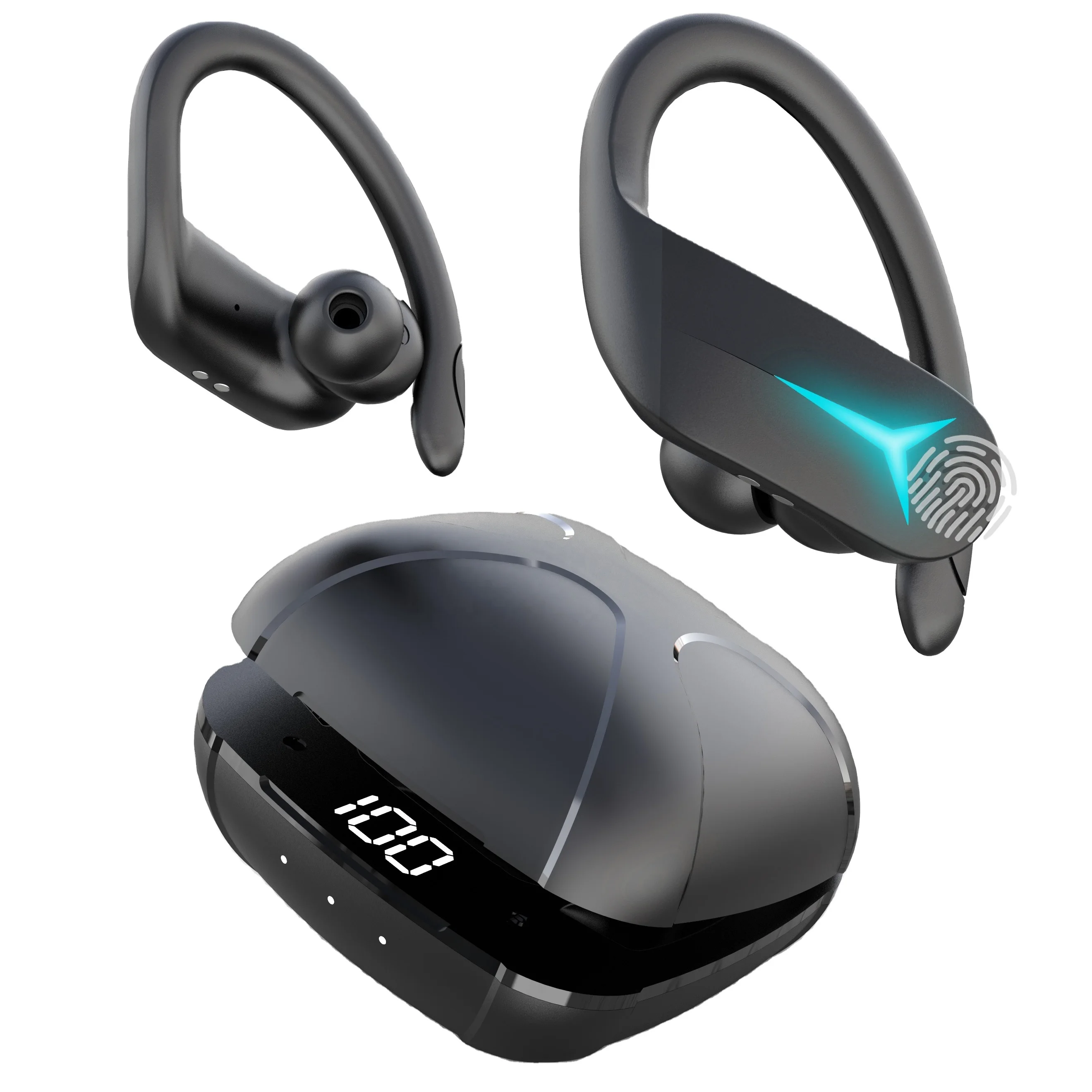 Kinlan New Upgrade Anc Tws In Ear Wireless Headphone Ear Phone Bluetooth Headset Waterproof Handfree Wireless Bluetooth Ear Buds