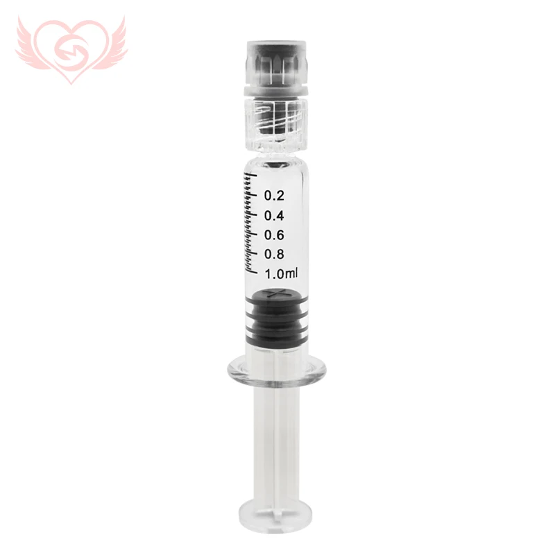 
glass syringe 1ml manufacturers gold silver glass metal syringe from Mengsweetlove 