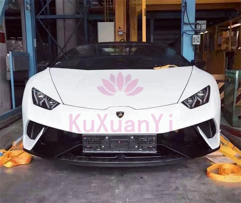 Upgrade Facelift Performance Style Exhaust Engine Cover Car Front Bumper LP610 Body Kit For lamborghini Huracan Bodykit