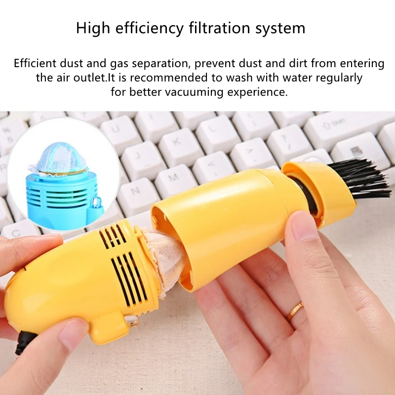 
Best Electric Ash Desktop Portable Small Keyboard Vacuum Cleaner 