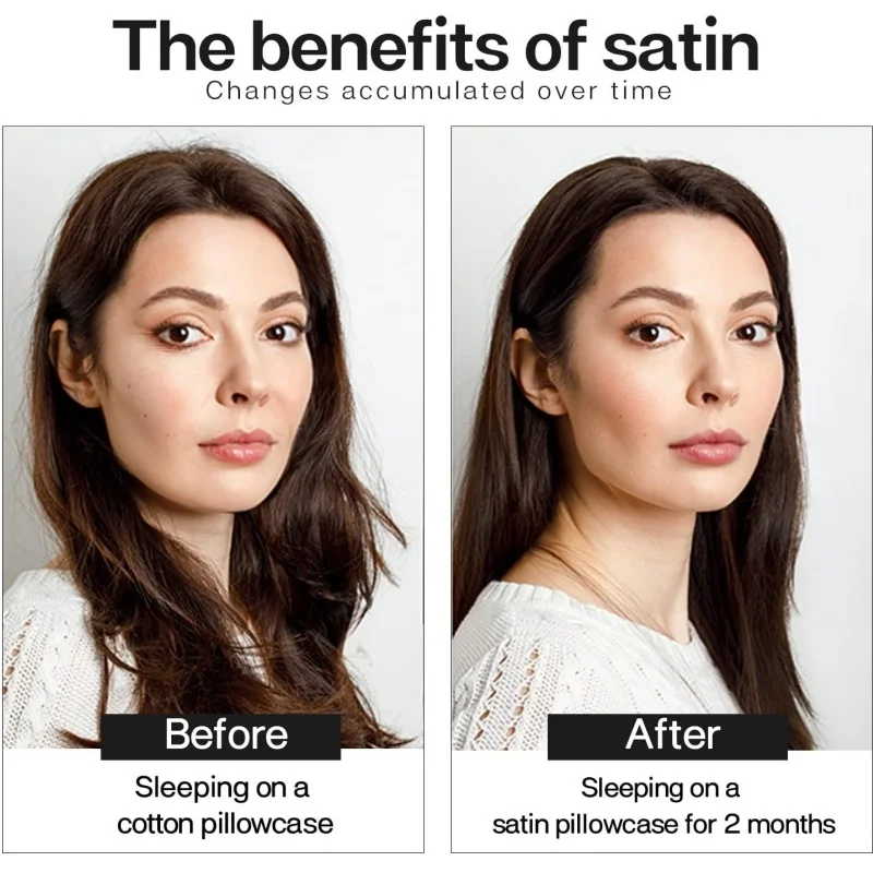 Wholesale Custom Logo Throw Sleeping Satin Silk Pillowcase solid color  Pillow Cover With Envelope Closure