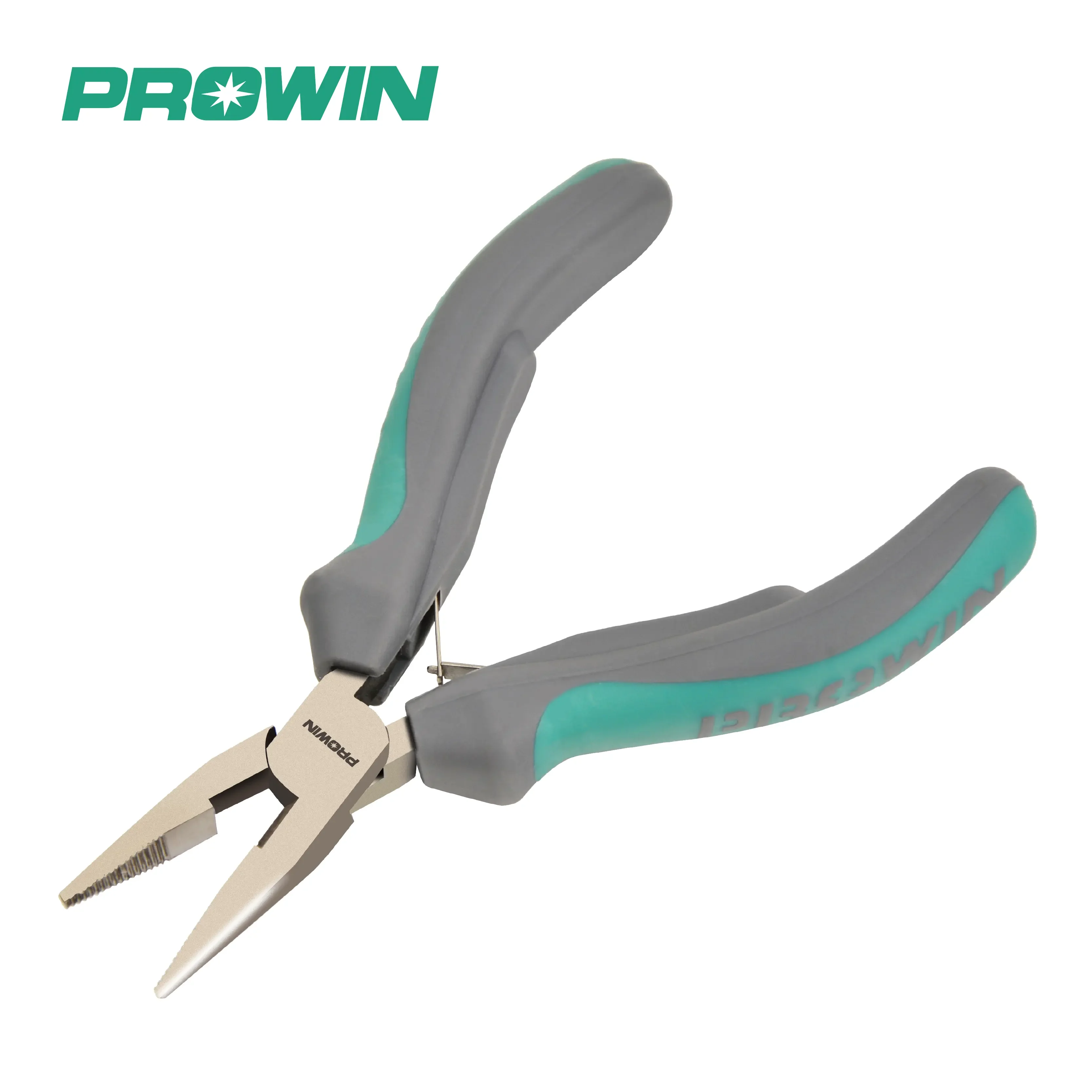 PROWIN Professional Stainless Steel Hair Extension Plier Micro Ring Bead Remover With Two Holds Teal Grip Private Label
