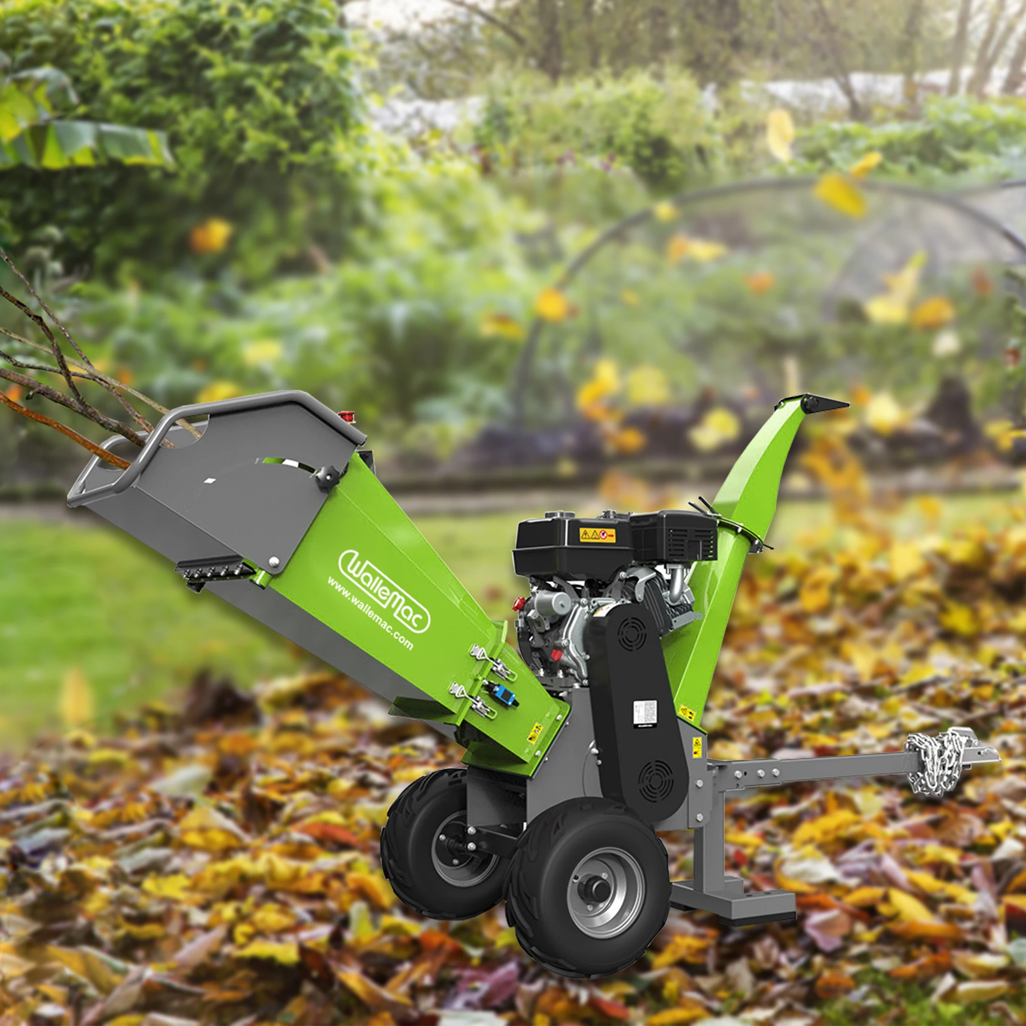 China wood chipper wood cutting machines Gasoline Engineer Power Wood cutting forrest machine outdoor machine