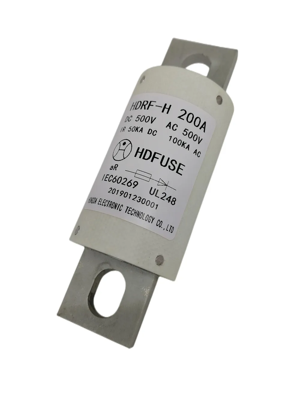 HDRF-H Charging Station Fuse 500V 200A 300A 400A 500A Electrical Vehicle Cylindrical Fusible Link Solar Photovoltaic Cutoffs