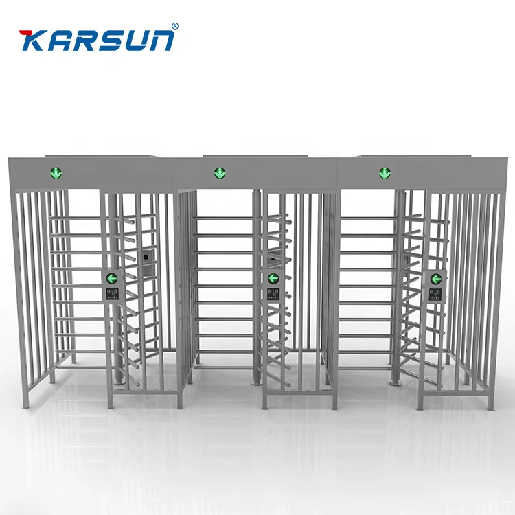 High Performance Factory Price Turnstile Access Control Full Height Turnstile and Turnstile Swing Barrier Gate 24V Two-way