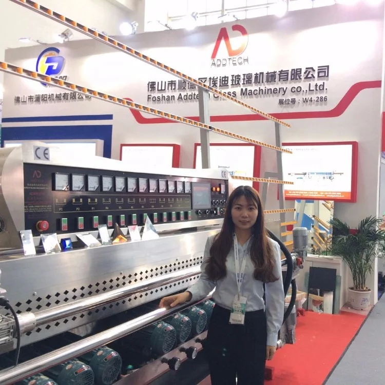 
11 motors ball bearing beveling machine /glass beveling machine price 