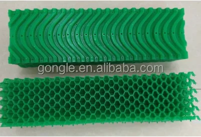 Anti-UV Black plastic evaporation cooling pad Plastic water curtain Poultry housing Cooling plastic cool pads CELL PAD