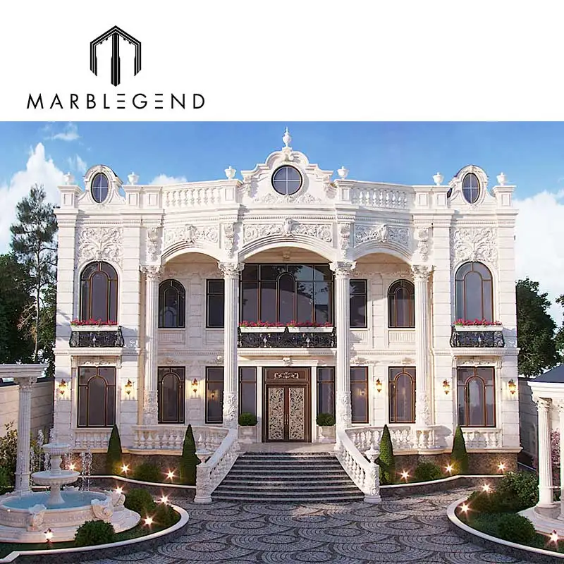 one stop luxury villa veneer solution exterior wall panels facades limestone wall cladding