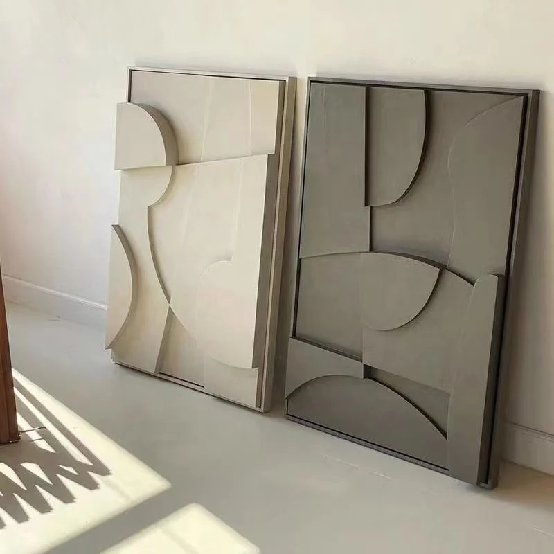 Современный домашний декор Wabi-sabi стиль настенная живопись 3D деревянная стена искусство MDF рельефная для декора гостиной