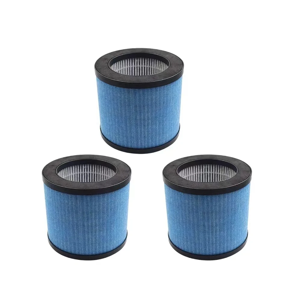 Replacement True HEPA Filter Compatible with TOPPIN TPAP002 Comfy Air C1 Air Puri-fier HEPA and Activated Carbon Filter-2 Pack