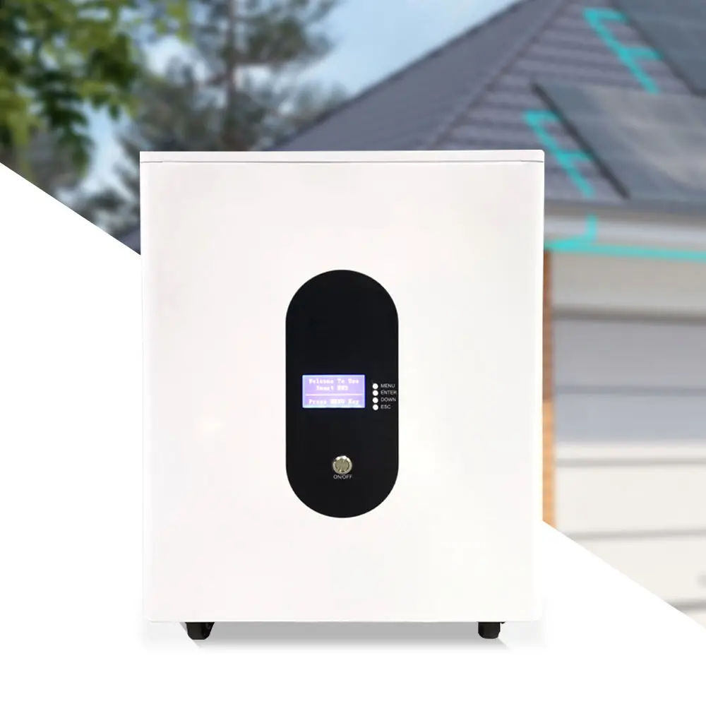 51.2V 300Ah 15kWh 6000 Cycles Mobile Lifepo4 Lithium Solar Battery Floor Mounted Home Energy Storage System