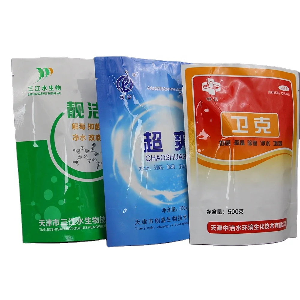 Biodegradable Eco-friendly smell proof 47 oz Laundry Detergent Powder bags Washing Soda pouch stand up