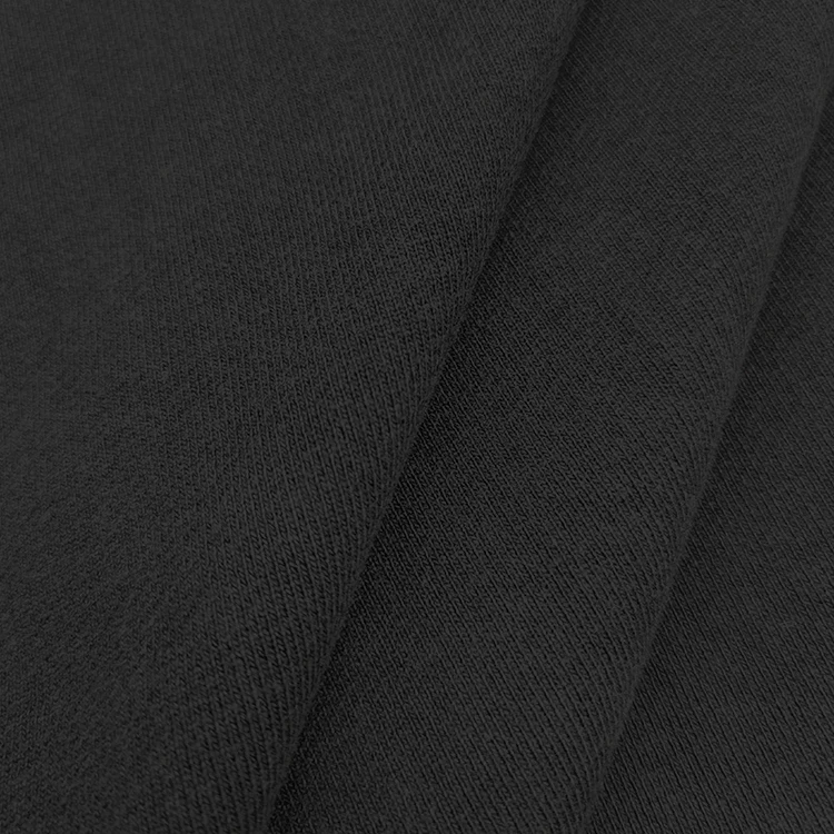 Супертяжелая 100% Органическая хлопковая трикотажная толстовка худи ткань французская махровая