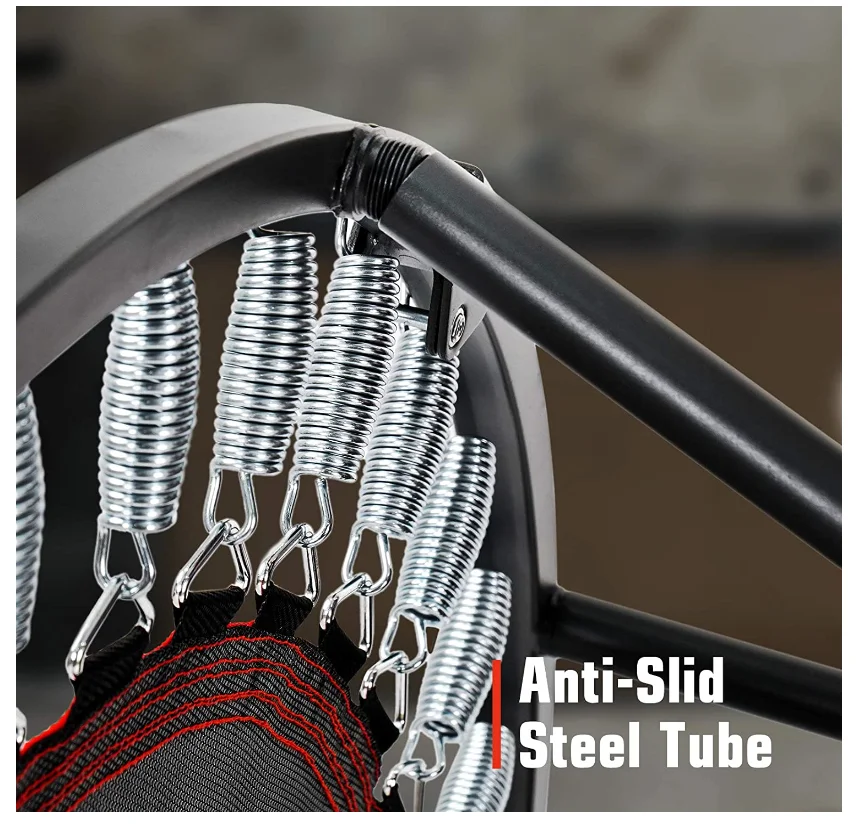 Low Price Foldable Mini Trampoline Fitness Exercise Trampoline With Adjustable Foam Handle