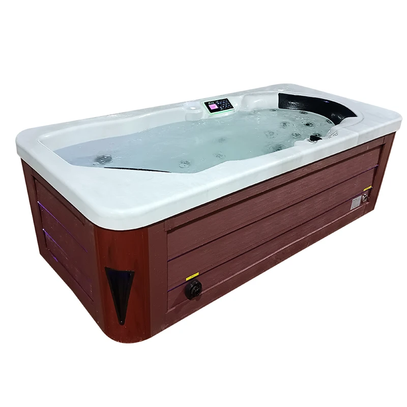 Factory Wholesale Modern Acrylic Whirlpool Massage Bathtub and Soaking Tub Single one person Outdoor SPA Hot Tub for Home party