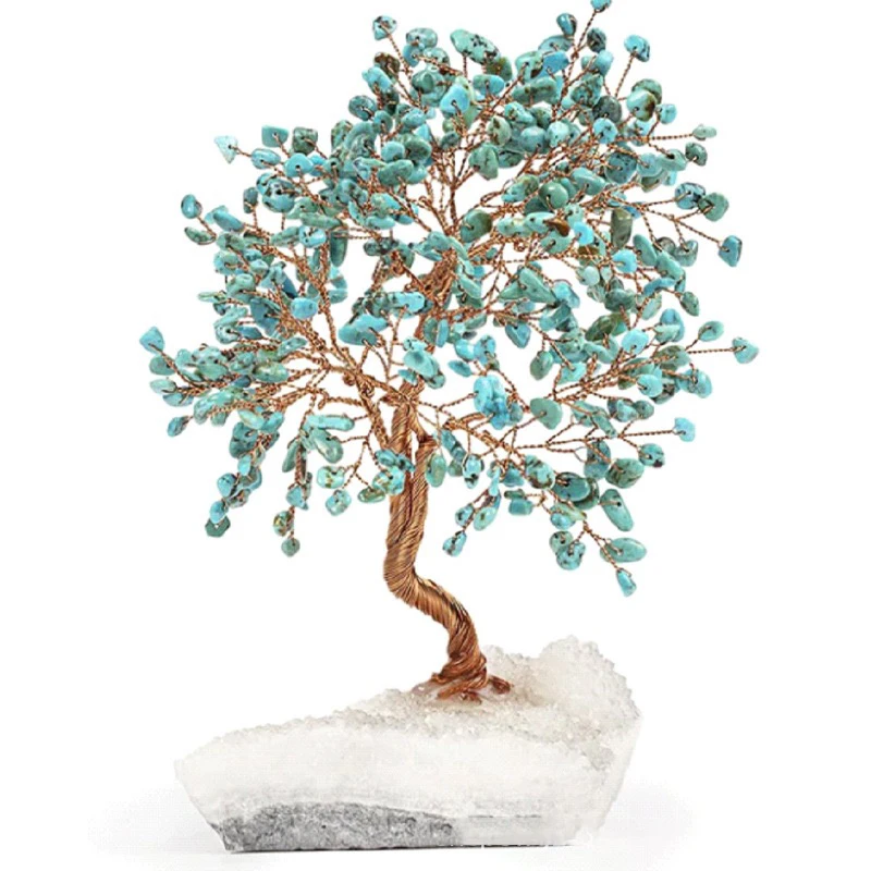 Big size Crystal Tree of Life Wealth  Quartz Fortune Healing Reiki Crystal Christmas Trees for Decoration