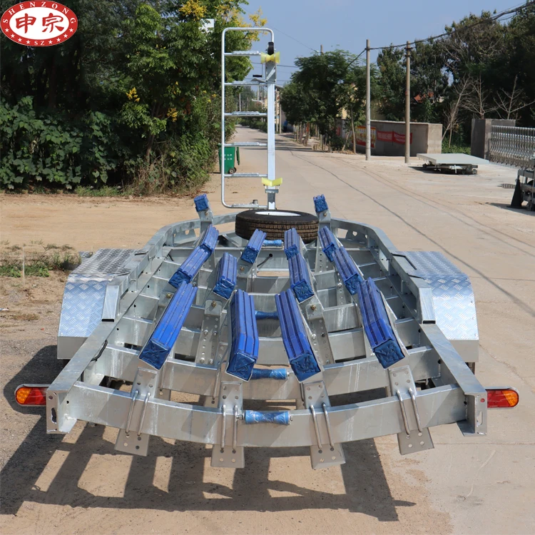 Factory supply watercraft 7 ton  Boat Trailers with ladder