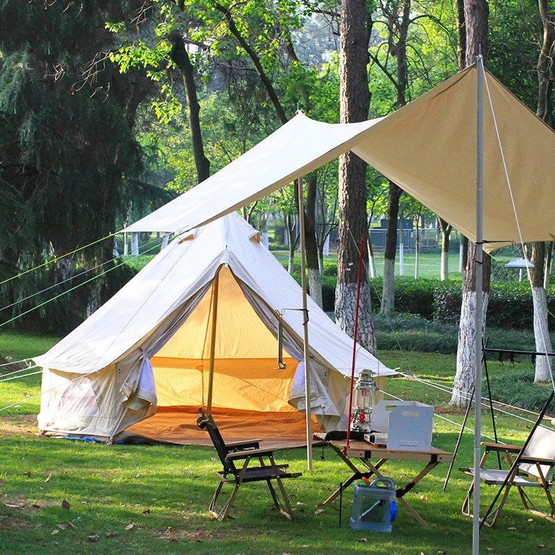 Factory Hot Sale 3*4M Canvas Tent 2 Person