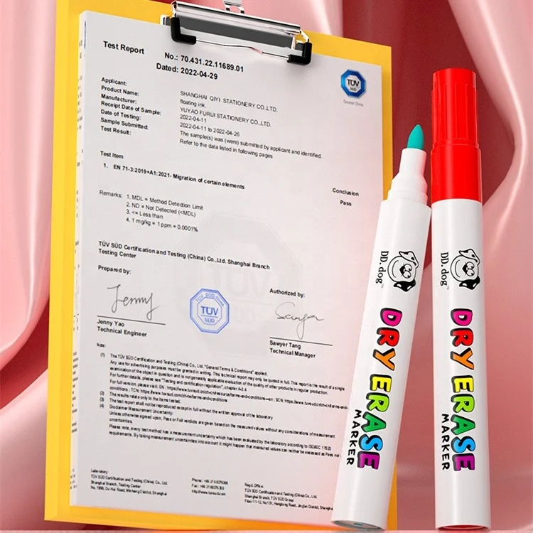 Детский Волшебный акварель с плавающим узором рисование каракули плавающий маркер ручка кисть Набор для