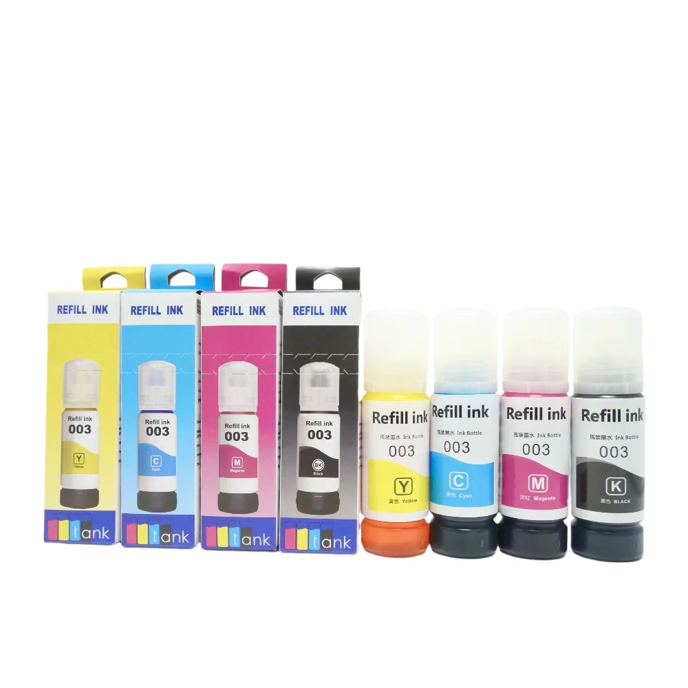 003 Desktop Dye Ink inkjet printer ink suitable  for Epson  L1110 3100 3101 3110 3150 5190 printers