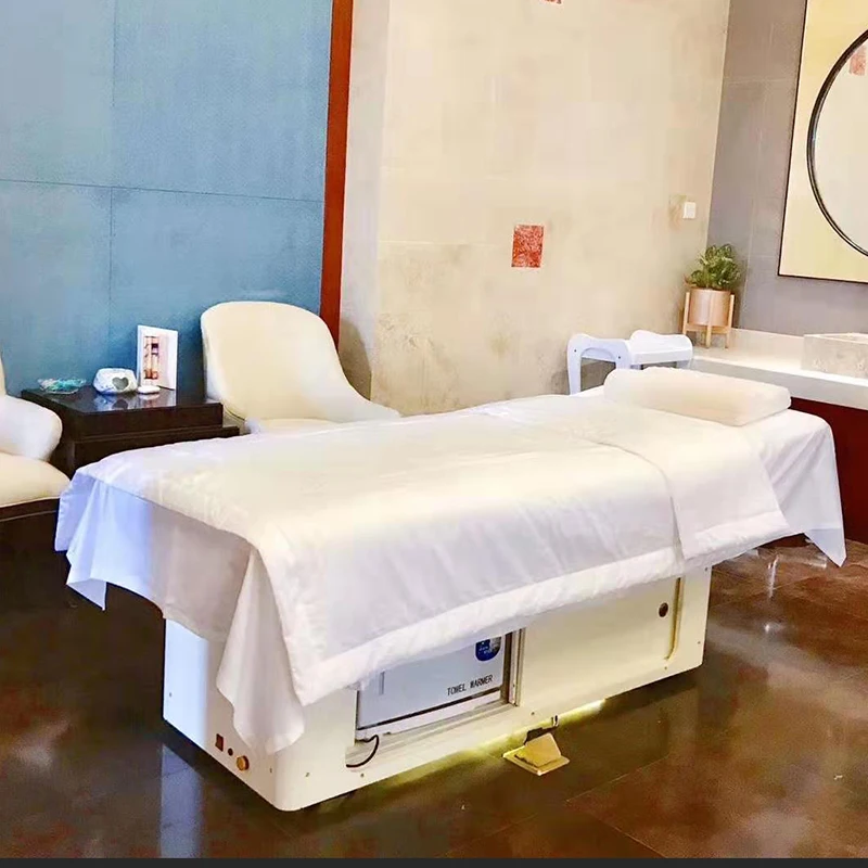 Hot Sales Adjustable Spa Bed Electric Massage Bed Table
