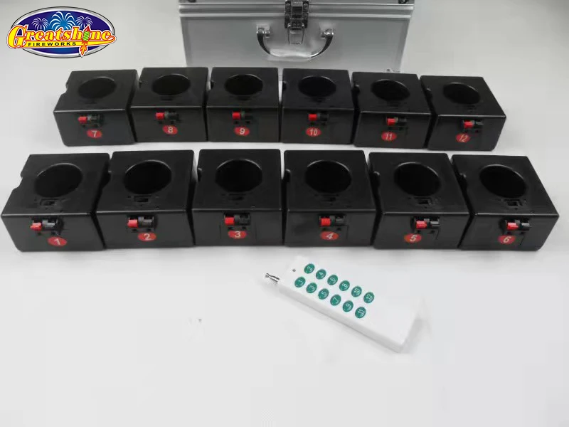China Remote Firing Systems 8 Cues Remote Control Special Effect Indoor Stage Cold Fountain Base Fireworks Firing System