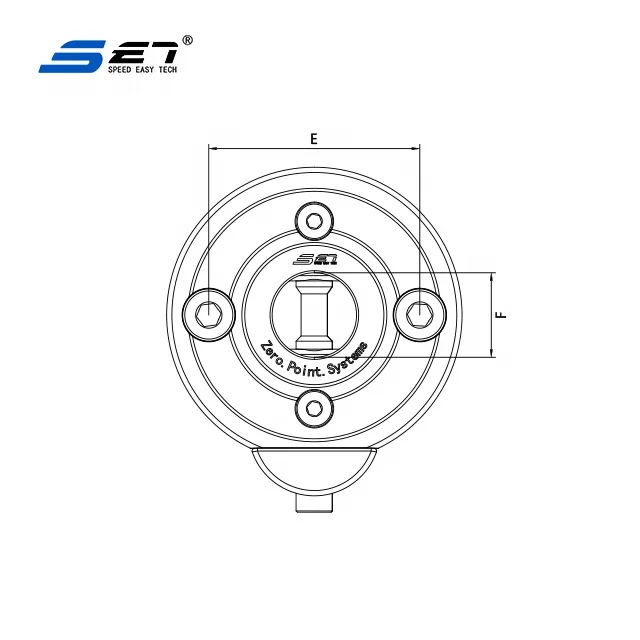 LSD-20 Manual Quick Change Air Pneumatic Tools Zero Point Clamping System For Manufacturing Plant
