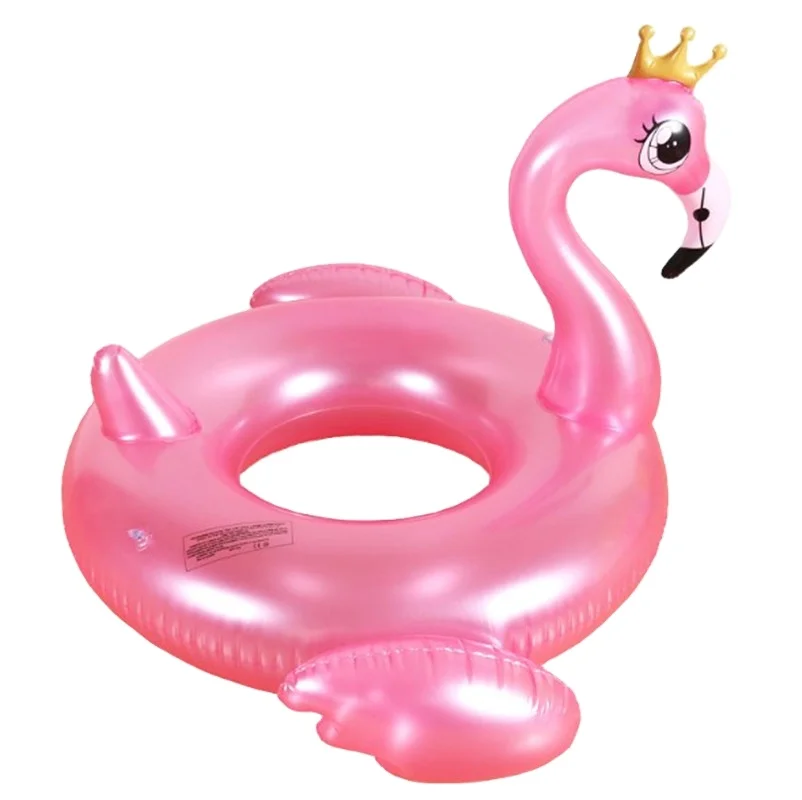 Hot Sales Top Quality Non-phthalate Beautiful Pvc Float Inflatable Swim Ring flamingo swimming ring
