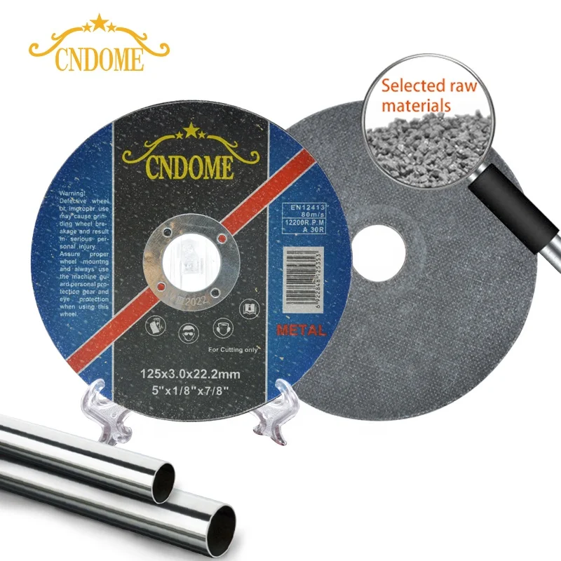 5inch 125x3x22.23MM cutting disc 3mm thickness for metal resinoid cut off wheels using an angle grinder