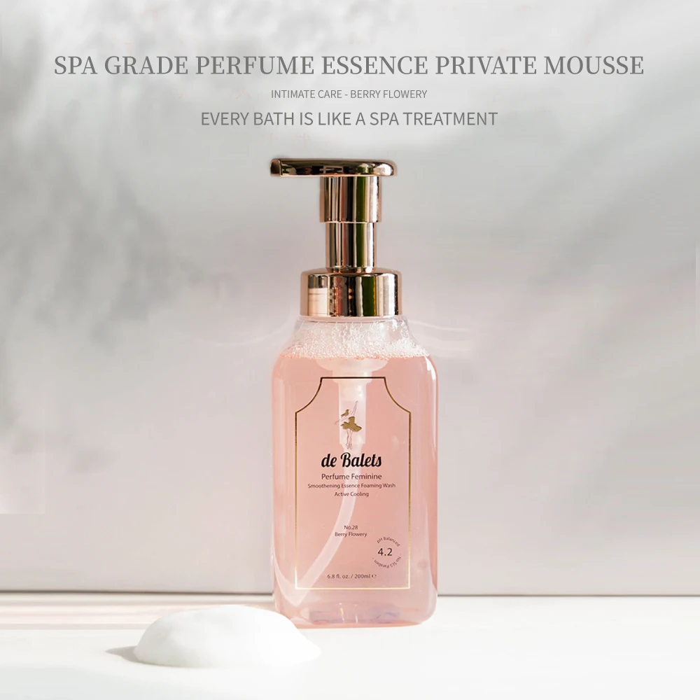 Wholesaler de Balets Antibacterial Intimate Care Berry Flowery 200Ml Intimate Cleansing Mousse