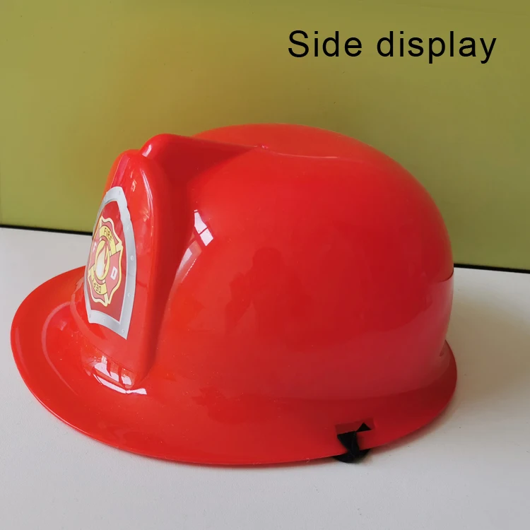 Cheap Children Engineer  Fireman Role Play Dress Up Firefighter Helmet Kids cosplay Birthday Party Supplies toys