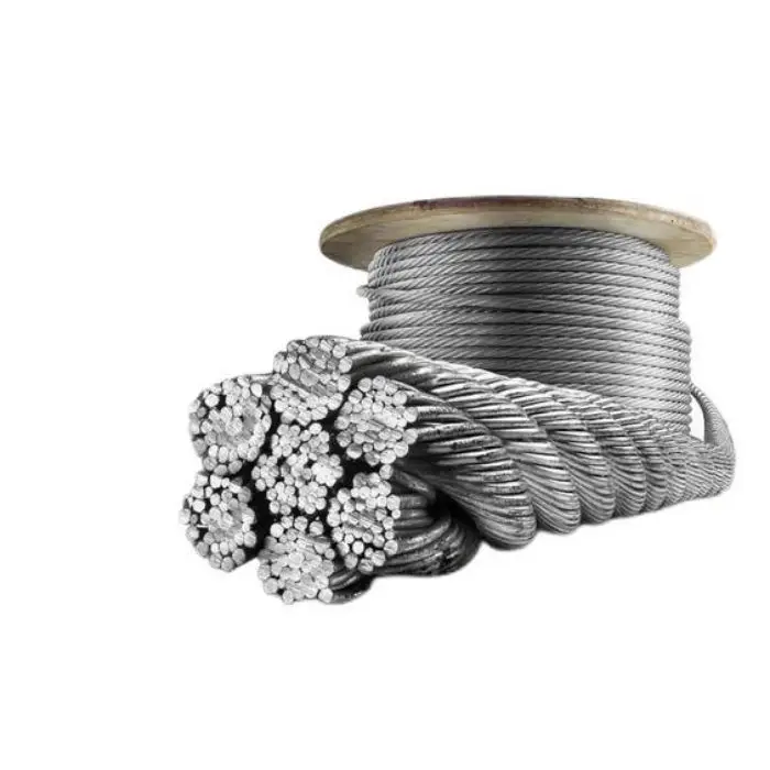 China wholesale steel wire rope cheap Price and wire rope clip stainless steel with 316 7x7 3.2mm