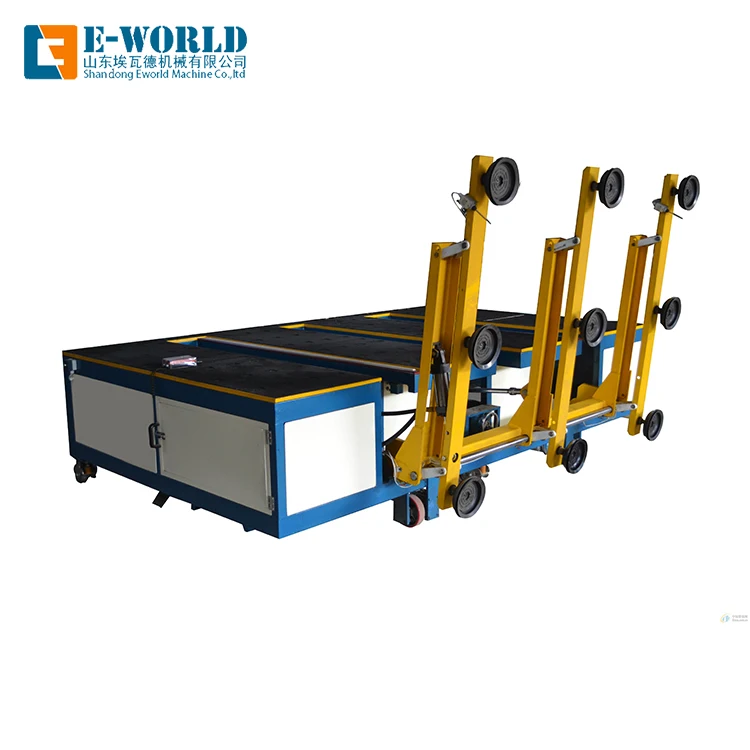 Automatic glass loading table with cutting breaking table loading table/ float glass cutting and tilt glass breaking machine