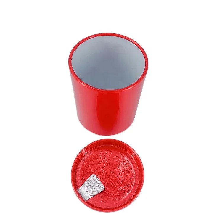 Japan tea tin personalised small round bulk tins bulk shape coffee gold copper tea light candle tins can for loose tea
