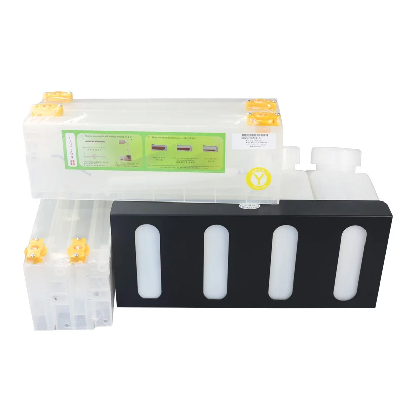 LETOP Ciss Continous Ink Tank Supply System 4PCS Ink Pot with 8PCS Ink Cartridge