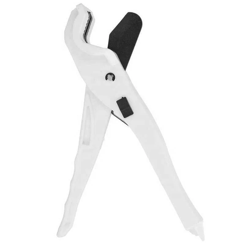 PVC Pipe Scissors Cutter On-Off Cutting Tool Plastic Rubber One-Hand Operated Pipe Cutter
