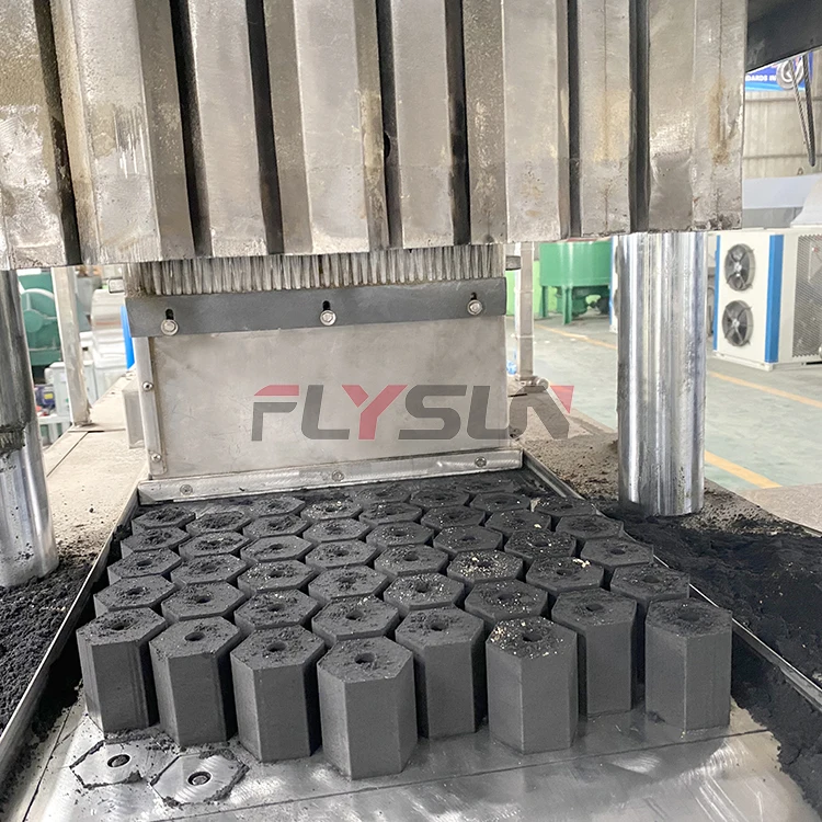 2024 New Hot Product Charcoal Hydraulic Press Machine Charcoal Briquette Making Machine