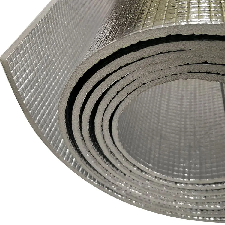 Heat Insulation Material Aluminum Foil EPE Foam Backed Self-Adhesive Reflective Thermal Insulation