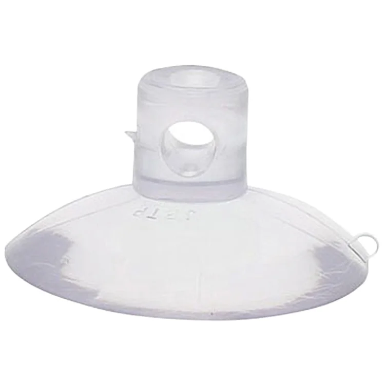 20 мм Прозрачная Силиконовая Вакуумная стеклянная присоска из ПВХ